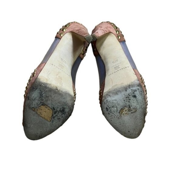 Brian Atwood Loca Studded Pumps Women Size 37.5 US‎ 6 - Picture 11 of 13